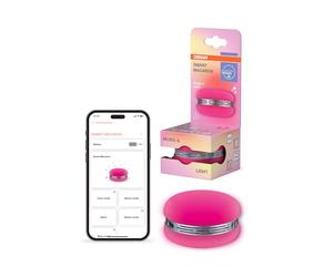 Osram Smart Macaron, enceinte Bluetooth avec éclairage coloré rotatif, synchronisation musicale et minuterie via application - 3 modes, appairage stéréo