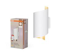 OSRAM SMART+ Matter over Wifi Orbis Applique murale Twist, 230x127mm, 12W, 900lm, température de couleur réglable via Tunable White de 3000 à 6500 K, gradable, IP20, aluminium, blanc, LED non