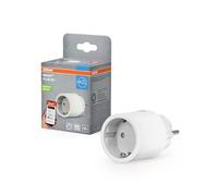 OSRAM SMART+ MATTER prise UE en blanc, prise intelligente avec technologie Matter over Wi-Fi pour intégrer appareils électriques au système domotique