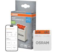 OSRAM SMART+ Module de commutation WiFi 1 canal, puissance de commutation 8 A, compteur d'énergie, Smart Home, compatible Alexa, blanc