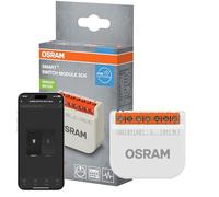 OSRAM SMART+ Module de commutation WiFi 2 canaux, puissance de commutation 10 A, compteur d'énergie, Smart Home, compatible Alexa, blanc