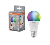 OSRAM SMART+ RGBW, lampe LED E27 avec Matter over Wifi, spécialement conçue pour ALEXA - installation facile en un clic, remplace 60W, blanc chaud à blanc froid, 16 millions de couleurs RGB, pack de 1