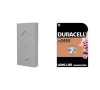 OSRAM Smart+ Télécommande Mini Switch Connectée - Gris + Duracell 2450 Pile bouton lithium 3V, lot de 1, (DL2450/CR2450) pour porte-clés, balances et dispositifs portables et médicaux
