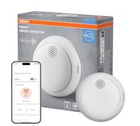 OSRAM Smart+ WiFi Détecteur de fumée, IP20, Plastique, 86 mm, Blanc
