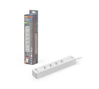 OSRAM SMART+Wifi Multiprise intelligente WiFi 3 voies EU-EU avec ports USB intelligents, protection IP20, pour intégrer des appareils dans la maison intelligente