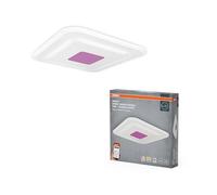 OSRAM SMART+ WiFi Orbis Saddie Plafonnier LED Blanc 500x500mm, 32W, 2850lm, RGB+TW 2700-6500K, WiFi, Alexa