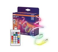 OSRAM SMART WIFI Rubans décoratifs COB avec MAGIC RGB et effet lumineux homogène avec télécommande, 22 W, gradable, IP20, blanc, silicone, source lumineuse non interchangeable