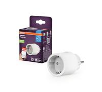 OSRAM SMART+ ZIGBEE prise UE en blanc, prise intelligente avec contrôle de la consommation d'énergie et technologie ZigBee pour intégrer appareils électriques dans système domotique