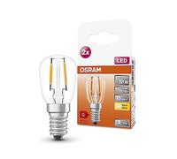 OSRAM Special T26 Fil 10 Small LED Special Lampe avec base de vis E14, conception extrêmement petite, double pack, 1,3 W, 110lm, 2700k, lumière blanche chaude, longue durée de vie