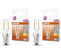 Osram Special T26 Fil 10 Small LED Special Lampe avec base de vis E14, conception extrêmement petite, double pack, 1,3 W, 110lm, 2700k, lumière blanche chaude, longue durée de vie (Lot de 2)