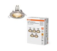 Osram Spot encastré au plafond nickel brossé, 2700 K, blanc chaud, 230 lm,