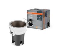 Osram Spot encastré SPOT TWIST, noir, 5 W, 400 lm, 830 W, diamètre 70 mm, couleur de lumière blanc chaud, jusqu'à 90% d'économies d'énergie par rapport aux downlights halogènes, installation facile,