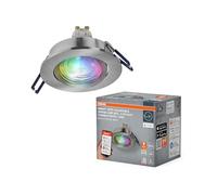 OSRAM HOMELIGHTING 4058075853775 Spot de plafond, Plafonnier à spot LED GU10 satin-nickel