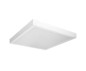 Osram Spot LED SMART+ Matter Or arré 400 x 400 mm, 22 W, 1 800 lm, 3 000-6 500 K, Matter via Wi-Fi, aluminium blanc