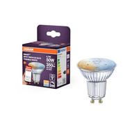 OSRAM Spot LED SMART PAR16, réflecteur GU10, 4,7 W, ZigBee 3.0, blanc réglable 2 700-6 500 K, intensité variable, contrôle par application, Alexa