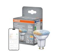 OSRAM Spot LED SMART+ PAR16, réflecteur GU10, Tunable White, dimmable, Matter via WiFi, contrôlable via application, Alexa, Google et Apple