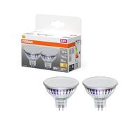 OSRAM Spot LED Star MR16 5,3 W 827, blanc chaud 2 700 K, GU5.3, 120 °, 630 lm, design entièrement en verre, IP20