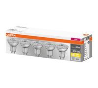 OSRAM - Spot par 16 LED 36° 4.3 W GU10 blanc chaud boite de 5