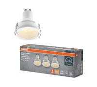 Osram Spot Set PAR11 Spot encastrable LED DIM 3W 827 Blanc, 2700K Blanc chaud, Aluminium, Dimmable compact, lot de 3