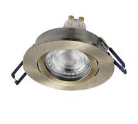 Osram Spot Set Spot LED encastrable 4,5 W vert-laiton, blanc chaud 2700 K, aluminium, fixation par clic pivotant, lot de 3