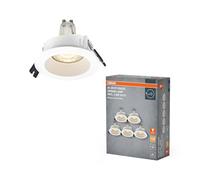 Osram Spot Set Spot LED encastrable GU10 2,6 W Blanc 85 mm, 200 lm 2700 K Blanc chaud, IRC ≥ 80, boîtier en plastique, lot de 5