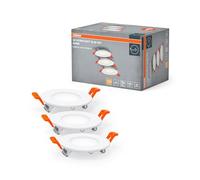 OSRAM Spots encastrables avec driver intégré, 3x85mm 3000K blanc, plastique, IP20 pour applications intérieures, accessoires inclus
