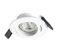 Osram Spots encastrables LED GU10 Twistlock blanc IP20 pour intérieur, accessoires inclus