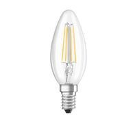 Osram Star+ Ampoule LED à Filament | Culot E14 | Forme Flamme | Dimmable (Duo Click DIM) | Blanc Chaud 2700K | 4W (équivalent 40W)
