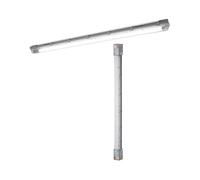 OSRAM Submarine luminaire étanche avec détecteur de mouvement intégré 120cm 16W, éclairage LED gris, protection IP65, pour entrepôts et garages