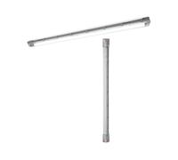 OSRAM Submarine luminaire étanche avec détecteur de mouvement intégré 150cm 19W, luminaire LED gris, protection IP65, pour garages et caves