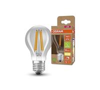 OSRAM Superstar + Classic A Fil 60 LED lampe, E27, 43W, 806LM, 2700K, Lumière blanche chaude, Dimmable, technologie de filament LED, Efficacité énergétique Classe B