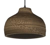 OSRAM Suspension Decor Cardboard Hat marron en carton ondulé, légère, E27, diamè