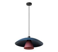 Osram Suspension DECOR Champignon Volant E27 Bleu/Rose 500mm, lampe suspendue, Métal, avec couleurs contrastées