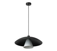 OSRAM Suspension DECOR Champignon Volant E27 Noir/Blanc 500mm, lampe suspendue,