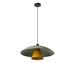 Osram Suspension DECOR Champignon Volant E27 Vert/Jaune 500mm, lampe | Decor Flying Mushroom, Ceiling Luminaire, Vert|Jaune, 500 mm dia, pack de 1