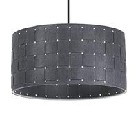 OSRAM Suspension Decor Felt Weaving gris foncé en feutre et métal, E27, diam. 38