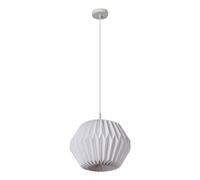 OSRAM Suspension DECOR Lanterne en Papier Gemme E27 Blanc 350mm, lampe en papie