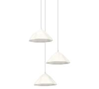 OSRAM Suspension Decor Lotus Leaf blanche en métal et papier mâché, E14, longueu