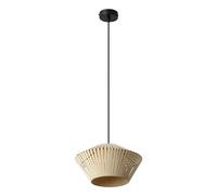 OSRAM Suspension DECOR Stripes E27 Beige 305mm, Lampe suspendue en acier et pol