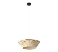 OSRAM Suspension DECOR Stripes E27 Beige 405mm, Lampe suspendue en acier et pol