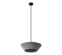 OSRAM Suspension DECOR Stripes E27 Gris 405mm, Lampe suspendue en acier et poly