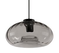 OSRAM Suspension en verre fumé DECOR, verre fumé en métal noir, version E27, di