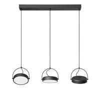 OSRAM Suspension LED Decor Puck 3X, Acier Noir, 36W, 1250lm, 3000K, CRI >90,