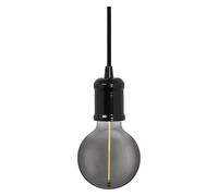 Osram Suspension Vintage 1906® BOBBIN E27, noire, max. 25 W (LED 15 W), culot E27, baldaquin rond, suspension d'intérieur, à combiner avec des lampes 1906 Vintage ou intelligentes