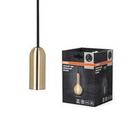 OSRAM Suspension Vintage 1906® ROUND E27, dorée, max. 25 W (LED 15 W), culot E27, rosace ronde, suspension d'intérieur, à combiner avec des lampes 1906, à combiner avec des lampes intelligentes