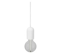 OSRAM Suspension Vintage 1906® ROUND PLASTER E27, blanc, max. 25 W (LED 15 W), c