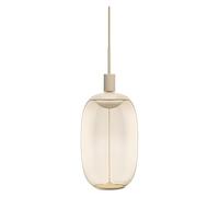 Osram Suspension vintage, beige, scénarios d’éclairage personnalisés, acier inox., idéal pour les salles de séjour, design moderne, look vintage, câble textile 2 m, diam. 100 mm, montage facile