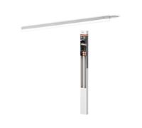 OSRAM Switch Batten réglette LED mince avec interrupteur intégré 600 mm 8W 3000K blanc, chaînable pour bandes lumineuses sans couture, protection IP20, pour éclairage sous meuble intérieur