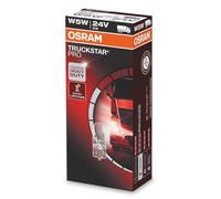 OSRAM TRUCKSTAR PRO W5W Halogène, éclairage de plaque, feu de position, 2845TSP, 24V véhicule utilitaire, boîte pliante (10 pièces)