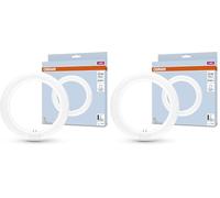 Osram Tube LED T9C EM 22, tube LED en forme d'anneau, 11W, 1320LM, 4000K, lumière blanche froide, alternative à LED pour les lampes lumineuses T9 classiques, longue durée de vie (Lot de 2)
